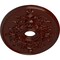 Ekena Millwork Alexa Medallion (Canopies up to 5 5/8"), 30 3/4"W x 21 1/4"H x 3 7/8"ID x 1 5/8"P, Brushed Mahogany CM21X30ALBMF - alternate 2
